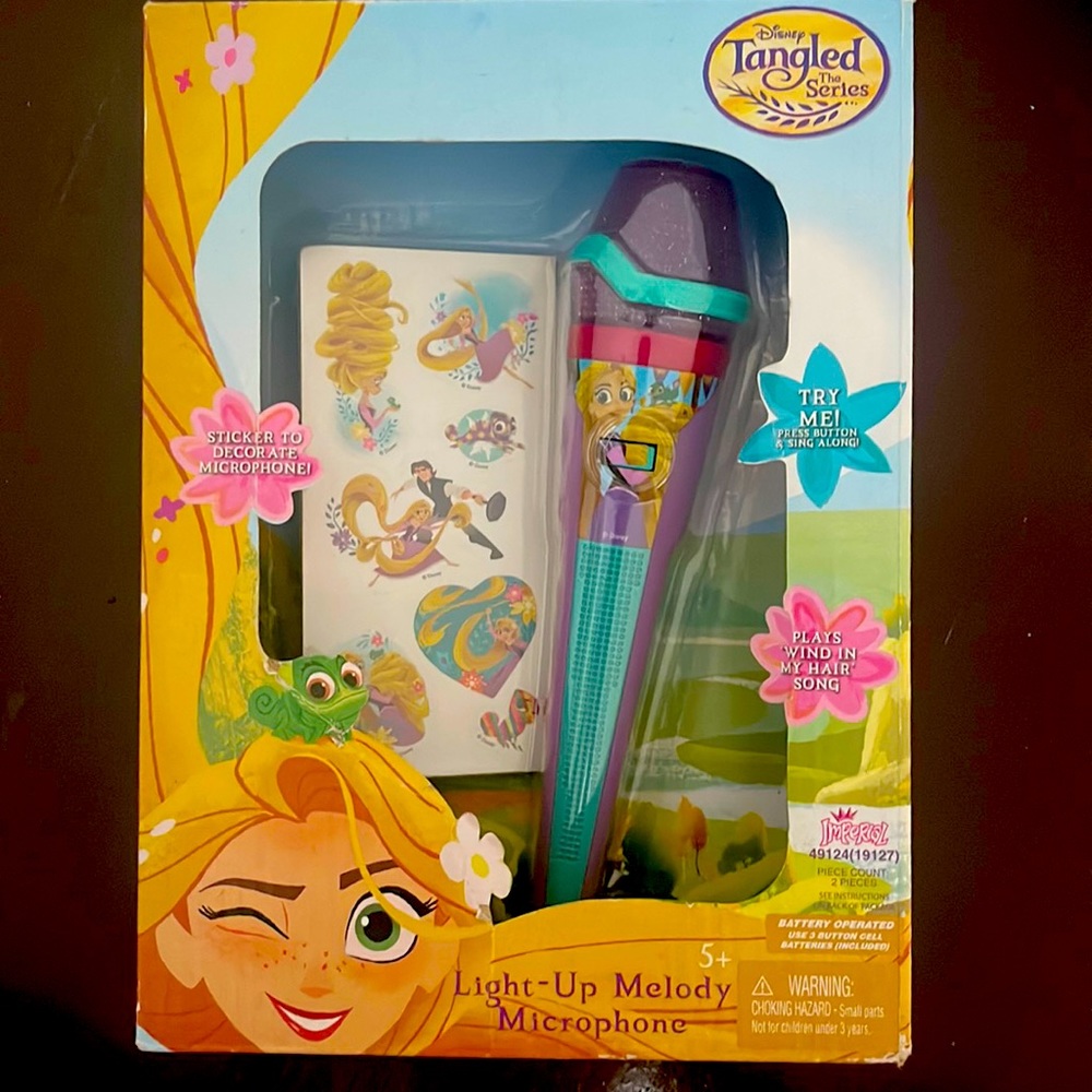 DISNEY TANGLED the series NEW Toy Microphone Light Up Melody